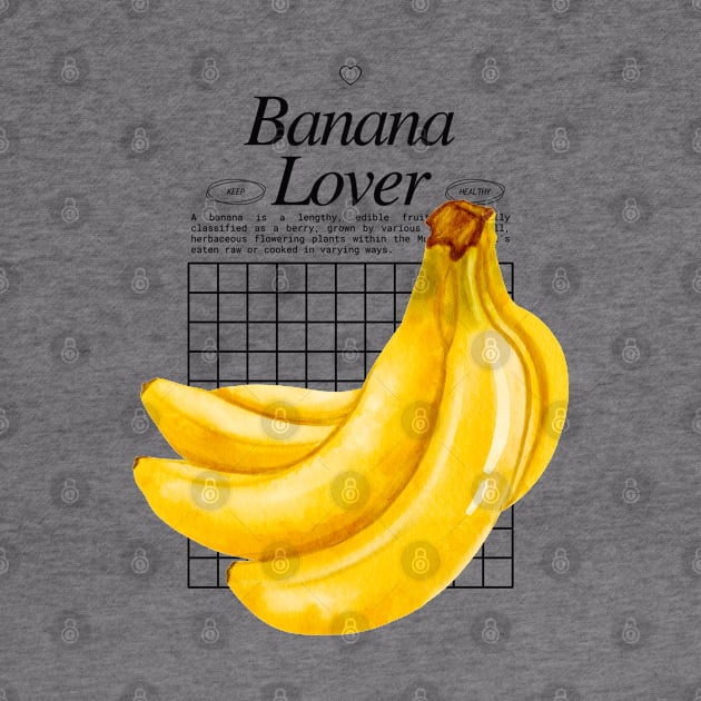 Banana Lover - Fruitarian Vegan Power by Millusti